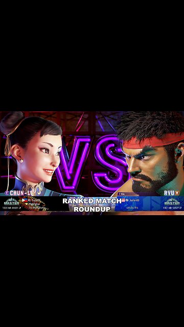 Kuya Kalbo SF6 Ranked Match Roundup. Chun Li Master Rank [Hori Fight Stick]