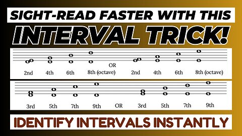 Sight-Read FASTER with This Interval Trick! 🎶