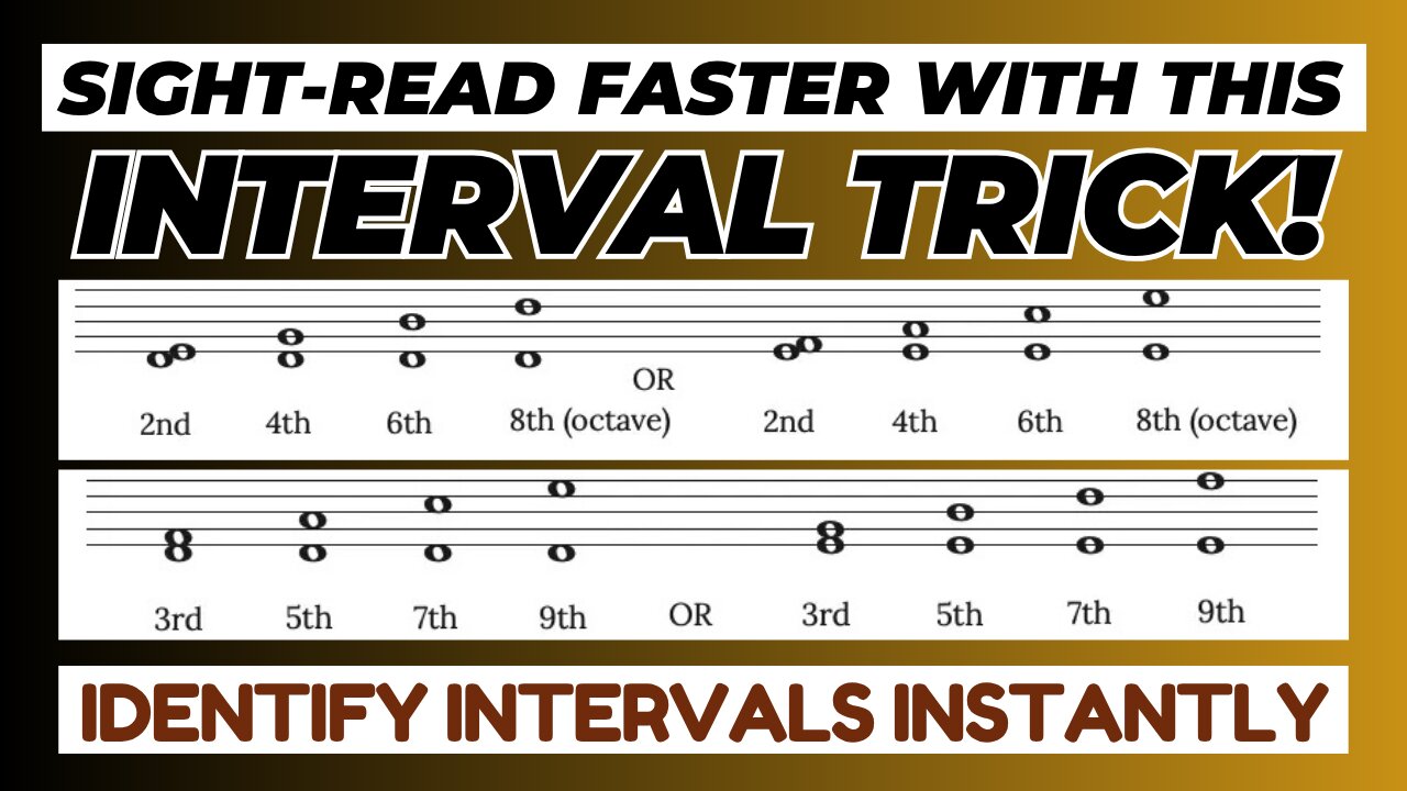 Sight-Read FASTER with This Interval Trick! 🎶