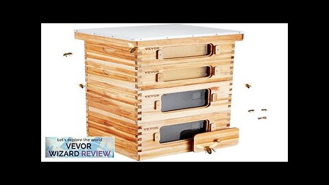 VEVOR Bee Hive 40 Frame Bee Hives Starter Kit Beeswax Coated Cedar Review