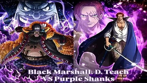 OPTCGSIM | Black Marshall D. Teach Vs Purple Shanks