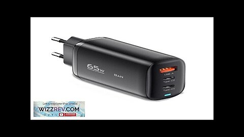 GaN Tech Essager 65W 3-Port USB PD Charger 2Type-C+USB-A PD3.0 QC3.0 Fast Review