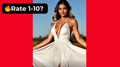 🔥 Rate This White Summer Dress 1-10? | Supermodel Breeze 4K