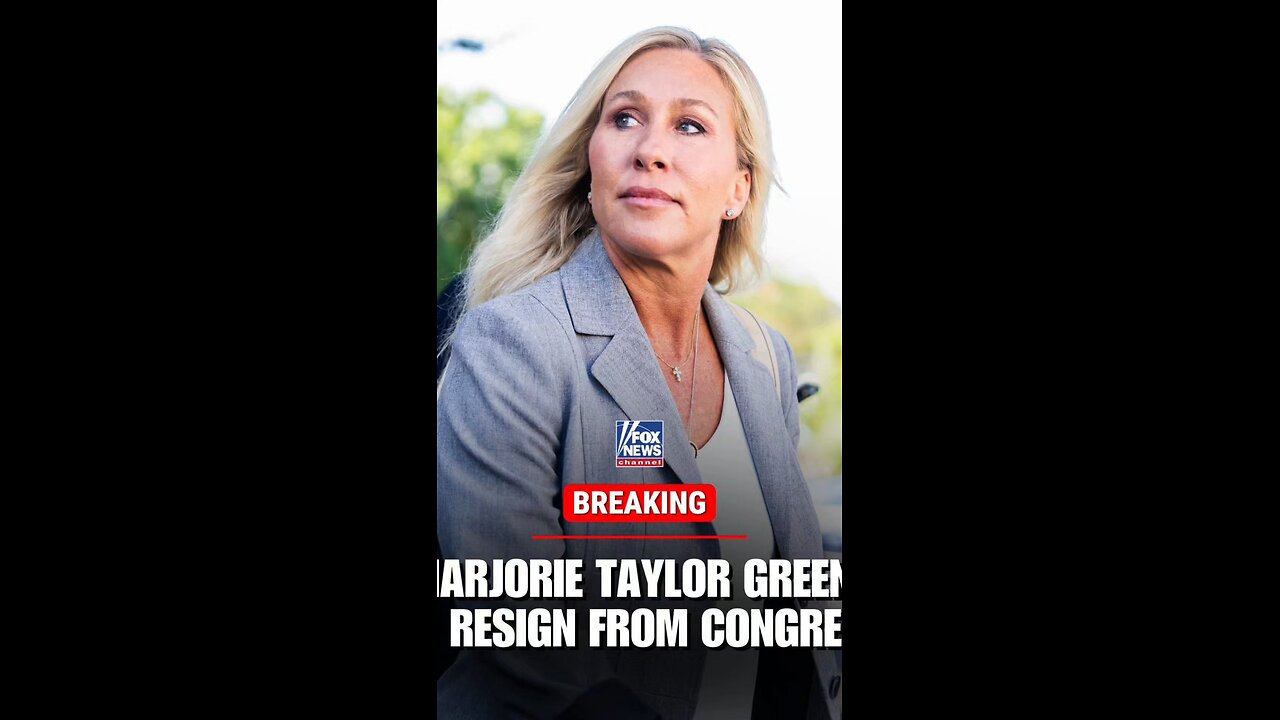 Marjorie Taylor Greene has resigned and actually it is a smart move#Epsteinfiles #congress #politics