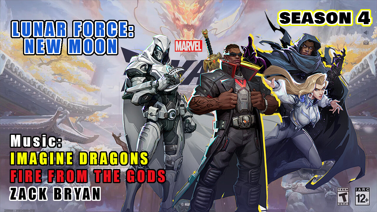Marvel Rivals, Season 4 – No 03 • Lunar Force: New Moon • Blade, Cloak & Dagger, Moon Knight Team Up