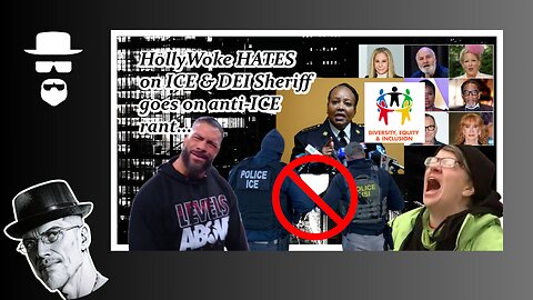 HOLLWOKE ICE HATERS & DEI COP SPITS ANTI-ICE RANT...