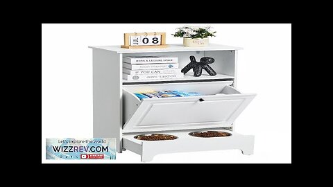 VEVOR Pet Feeding Station w/ 2 Elevated Dog Bowls Dog Food Review