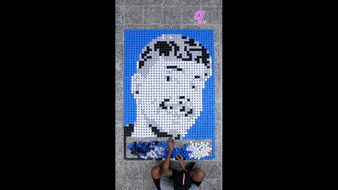 MrBeast was created using 1,872 bottle caps 😲