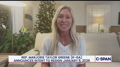 Rep. Marjorie Taylor Greene Announces Her Resignation From Congress