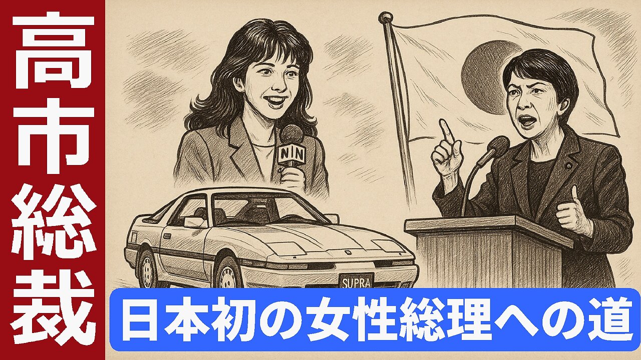 🤣高市早苗、逆風を超えて!日本初の女性総理への道