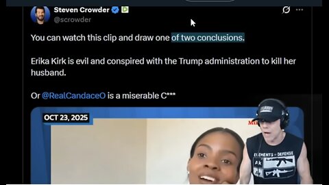 Candace is a MISERABLE C***" Steven Crowder BLISTERS Candace Owens for Charlie Kirk Claims
