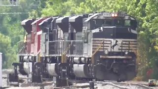 Norfolk Southern and CSX Trains from Berea, Ohio August 10, 2024 Part 5