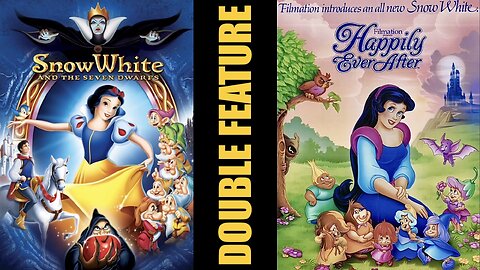 DOUBLE FEATURE: 𝕾𝖓𝖔𝖜 𝖂𝖍𝖎𝖙𝖊 𝓪𝓷𝓭 𝓣𝓱𝓮 𝓢𝓮𝓿𝓮𝓷 𝓓𝔀𝓪𝓻𝓯𝓼 (1937) + Happily Ever After (1989) [Unofficial Sequel] {𝙵𝚞𝚕𝚕 𝙼𝚘𝚟𝚒𝚎𝚜} | Fantasy/Musical/Family