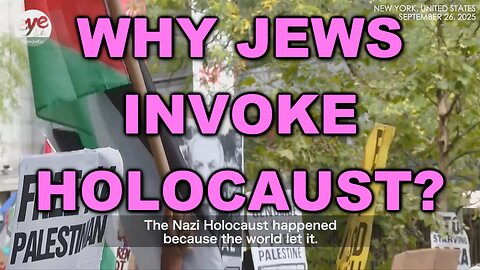 Sept. 26, 2025: NY held rally for Palestine, Jews showed up & co-opted! 