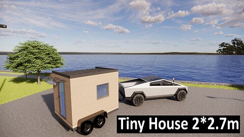 Smallest Tiny House 2*2.7m ( 6.6*8.8 ft )