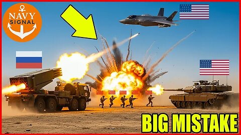 US-Supplied Armor DESTROYS 9 Russian Tanks In 90 Seconds | Ukraine's Abrams Ambush