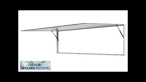 VEVOR Concession Window 96"x48" Aluminum Alloy Food Truck Service Window with Awning Review