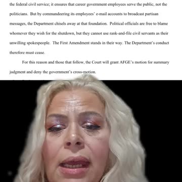 So now then courts have ordered Trump to not say on emails