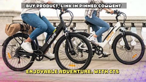 URLIFE E26 Electric Bike 250W Motor 48V 10.4AH 26 Inch Tires City Commuter Electric Bike