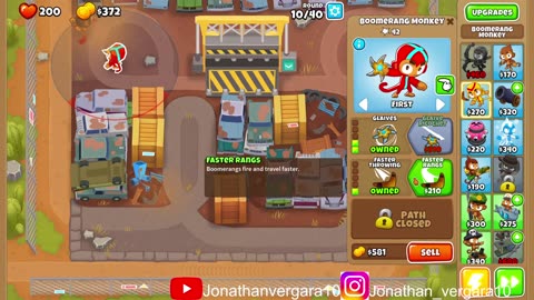 bloons tower defense gameplay