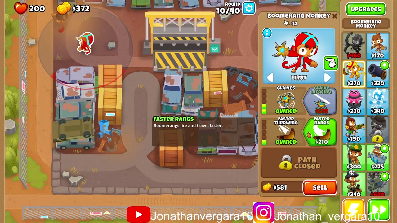 bloons tower defense gameplay