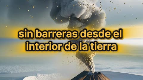 volcán con un fenómeno único en la Antártida.