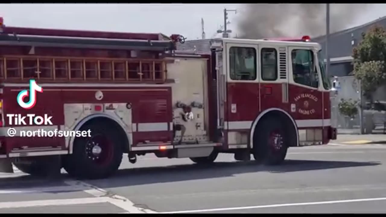 Mystery water truck puts out fire before San Francisco fire department can respond