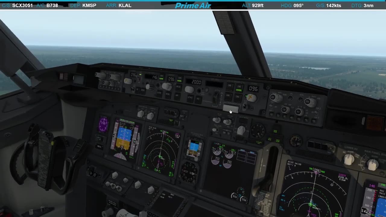 Landing in Lakeland (KLAL)