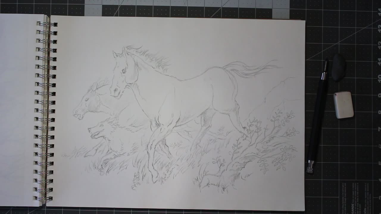 Drawing In My Sketchbook