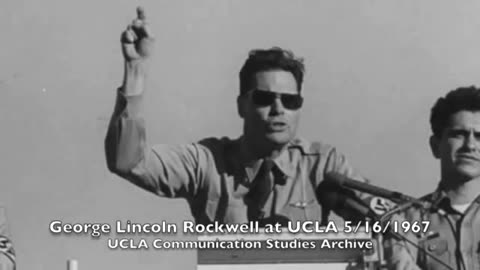 George Lincoln Rockwell: Proving the Russian Revolution was Jewish.