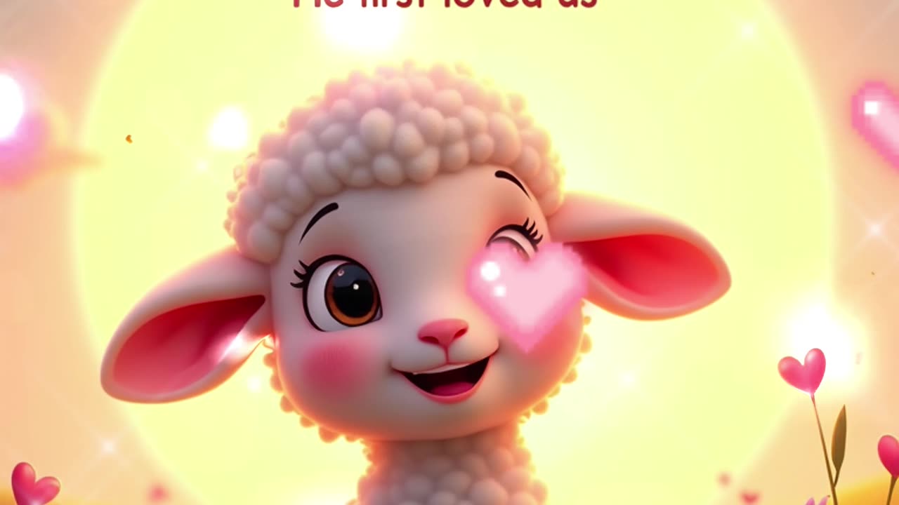 First Loved Us ❤️ Christian Kids Song About God’s Love | Little Lamb Studios