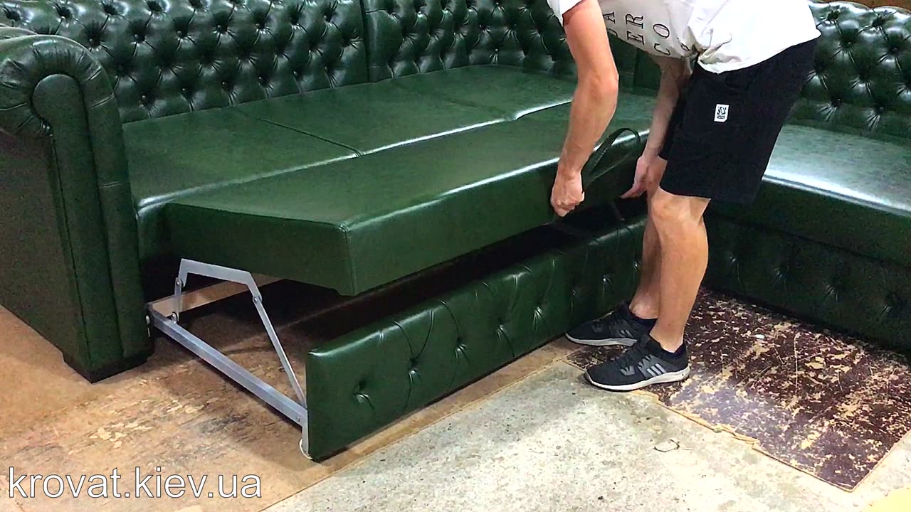 Диван Честер с механизмом дельфин на заказ