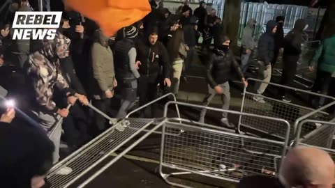 “Shame on you, dirty f**n bastards. She was 10 years old!”: Chaotic scenes erupt outside