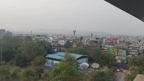 Aurangabad city view location on freedom tower akashwani