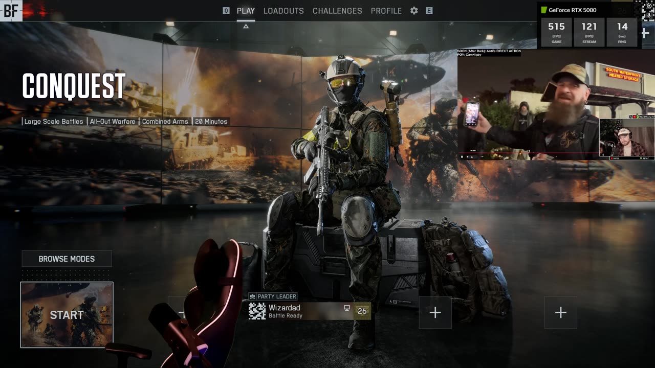 Battle field 6 with friends and watching protest with patriots