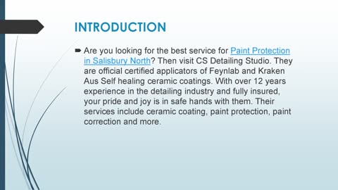 Best Paint Protection in Salisbury North