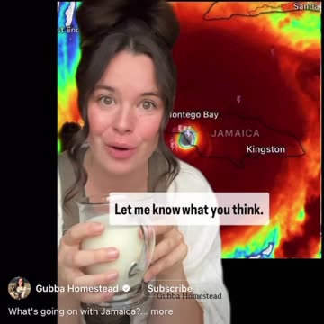 Jamaica is the new Lahaina 🤯⚠️🤬🤦‍♂️☠️ Credit: Gubba Homestead