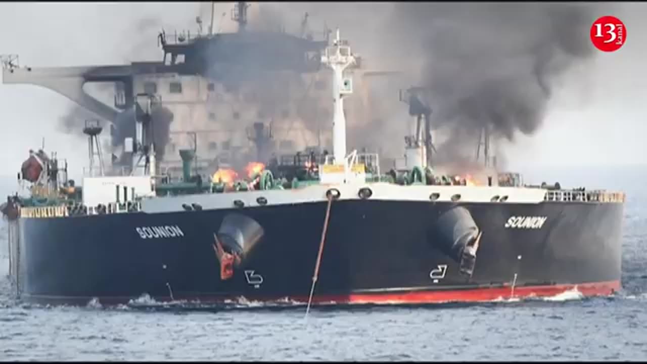 Tanker that was hit by Houthi rebels in the Red Sea and was ablaze, was rescued