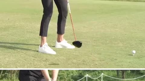 Nataliya's swing #golf #golfer #professional #athlete #driver #pro #hit #shot #swing #green #fairway