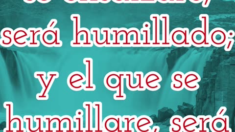 "El Que Se Humilla Será Enaltecido" Mateo 23:12#shorts #shortvideo #youtubeshorts #ytshorts #jesus