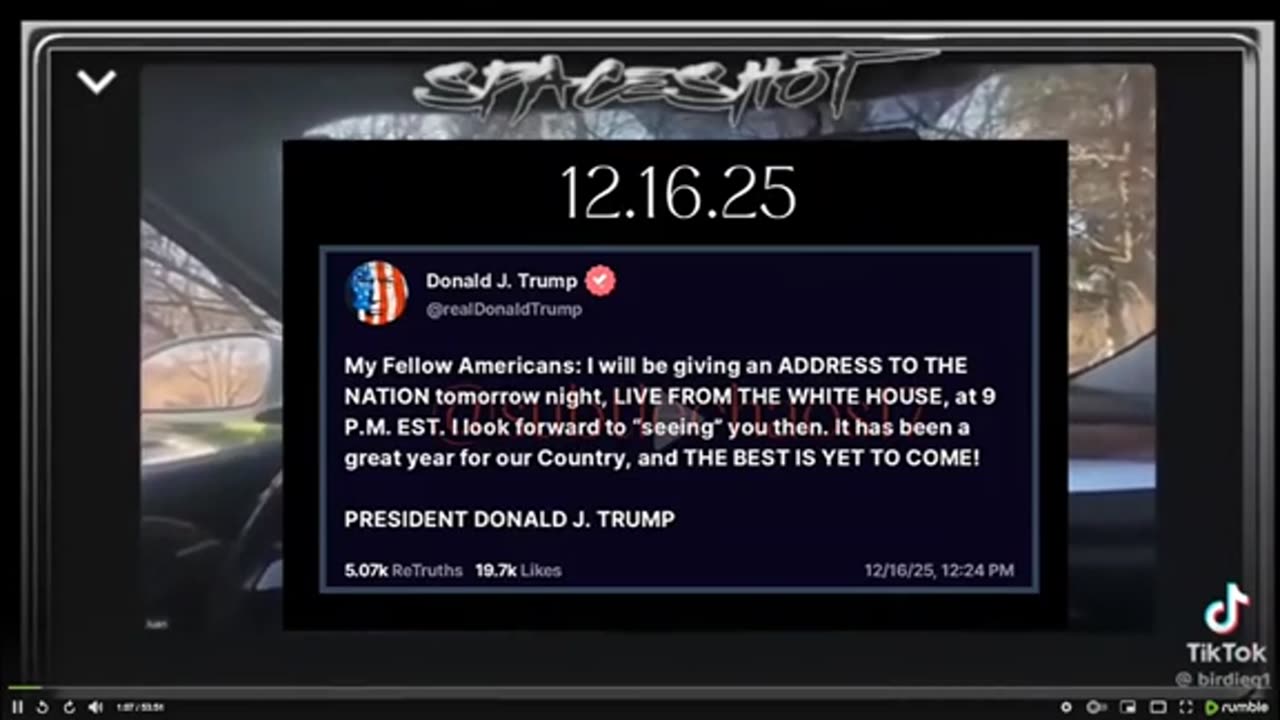 "My fellow Americans" ..