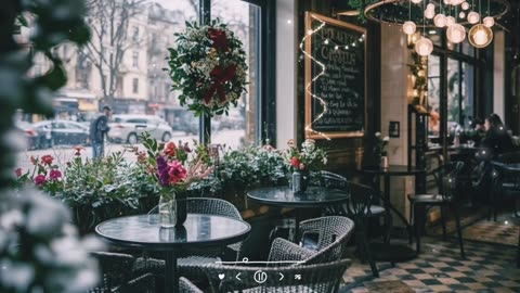 Cozy Cafe with Christmas Jazz Music