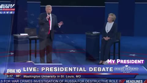 Trump telling you about the Clintons