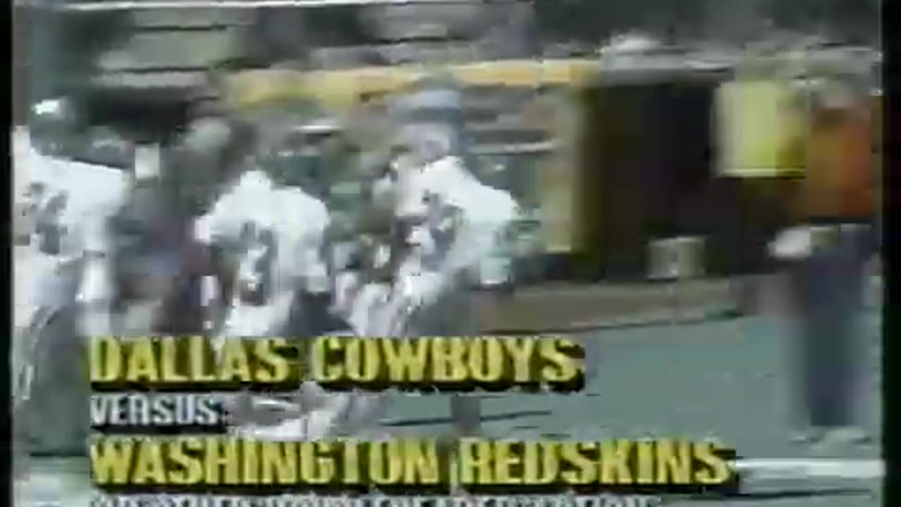 December 12, 1987 - Promo for 60 Minutes & Cowboys-Redskins