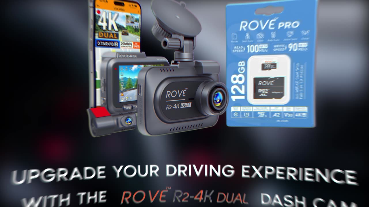 ROVE R2-4K DUAL Dash Cam