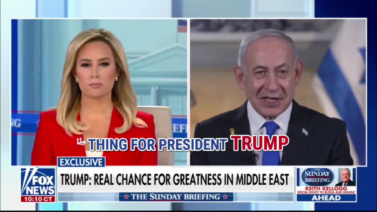 Israeli Prime Minister Netanyahu on Fox News...