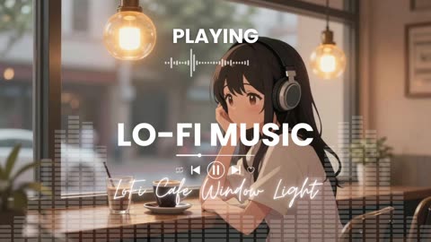 LoFi Cafe Window Light Soft Beats for Watching the Rain Quiet Thoughts and Slow Coffee Mornings