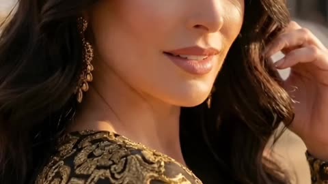 Can you believe this dress was handmade? The detail is insane #LuxuryLook #AztecVibes