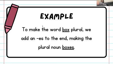 Singular and Plural nouns Class 1