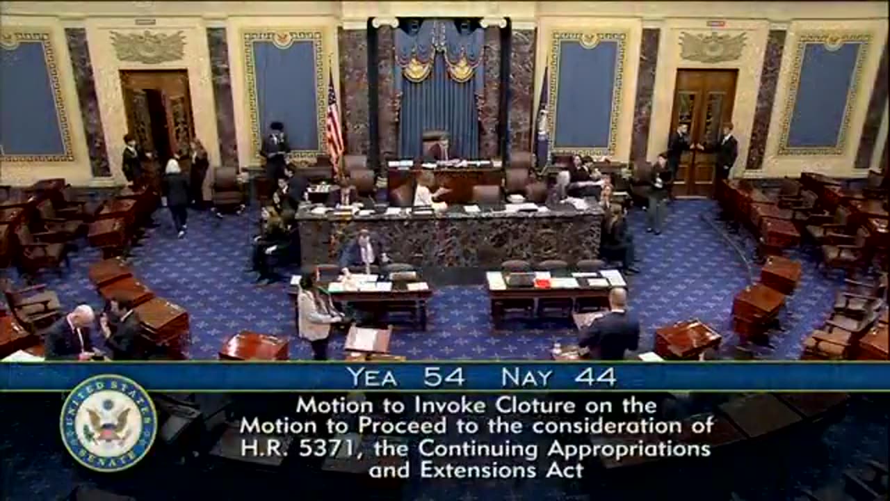 House Spending Bill Fails in the Senate Again—44 Democrats Vote NO!
